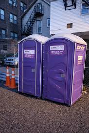 Purple Cabine Portable Toilet